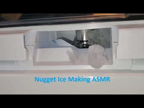 HUMHOLD Nugget Ice Maker Countertop, 44Lbs Pebble Ice Per Day