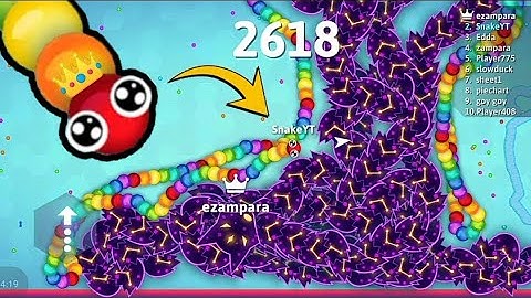 Snake.Io 🐍 Trapping Top O1 Biggest Snake In The Lobby! Epic Snakeio Gameplay