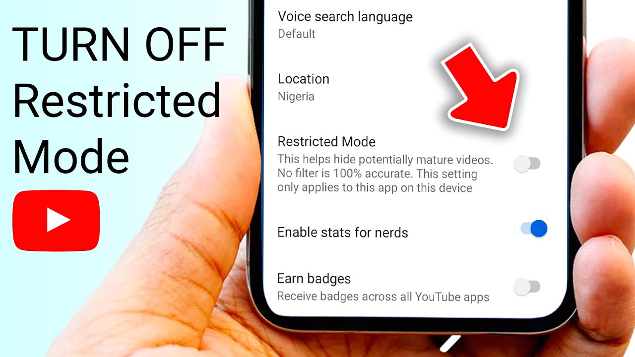 How to Turn Off Restricted Mode on YouTube App — Step by Step! - YouTube