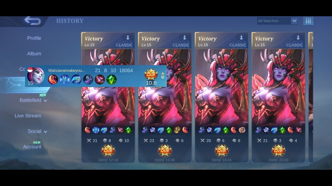 23KILL!!! SELENA GAMEPLAY - DEMAGE BUILD - TOP1 NOOP PLAYER .