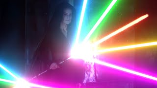 Rey with too many lightsabers