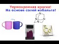 Теплочувствительная краска на основе кобальта