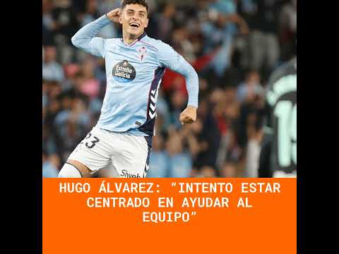 Hugo Álvarez: “Intento estar centrado en ayudar al equipo”