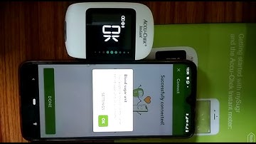 How to connect Accucheck glucometer with phone.