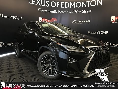 Black 2017 Lexus Rx 350 F Sport Series 3 In Depth Review West Edmonton Alberta