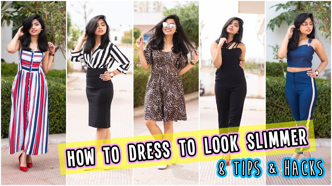 How To Dress To Look Slimmer Instantly| Stalkbuylove Haul - YouTube