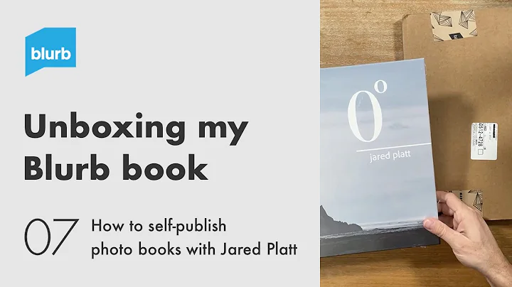 Unboxing My Blurb Book | Jared Platt Series