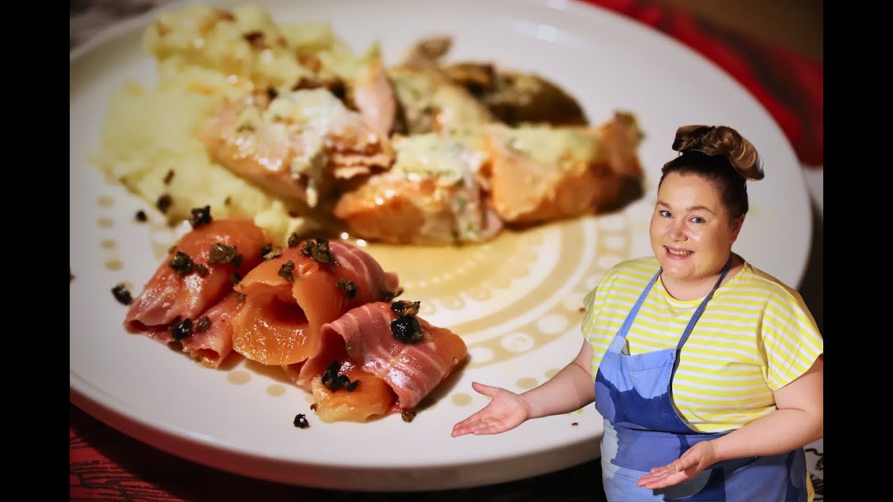 TESTISSÄ GRAAVILOHI KATAJANMARJOILLA - PÄÄRUUAKSI UUNILOHTA! - ITSENÄISYYSPÄIVÄN 