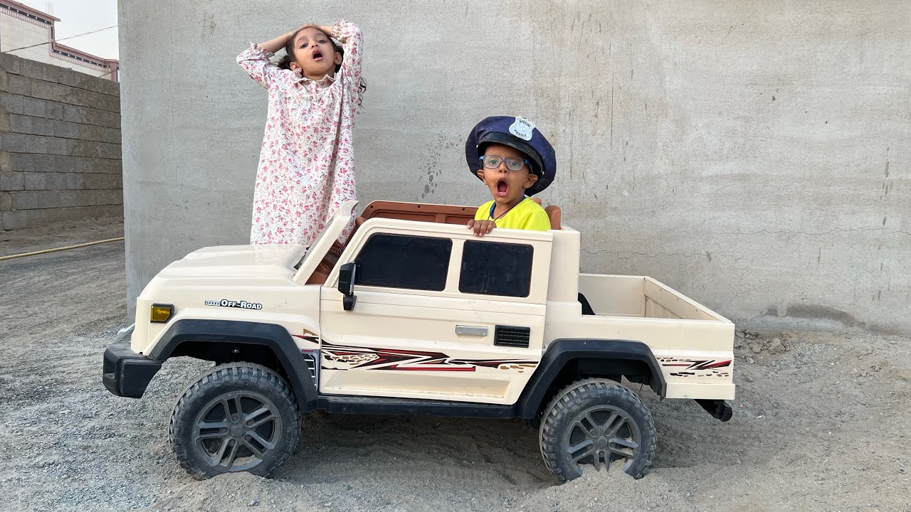 شاص الشرطي غرزت شوفوا السبب 😰‼️#شرطة_الاطفال 