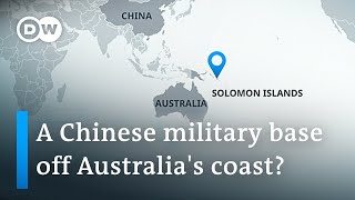 Solomon IslandsChina security pact: Concern about a potential military base in the SouthPacific