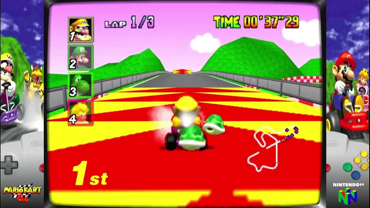 MARIO KART 64 #1 - GAMEPLAY DO INÍCIO 