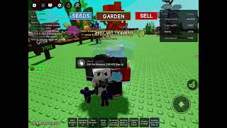 Scammer in grow a garden 2