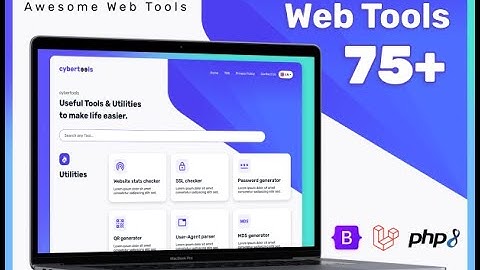 CyberTools - Awesome Web Tools install