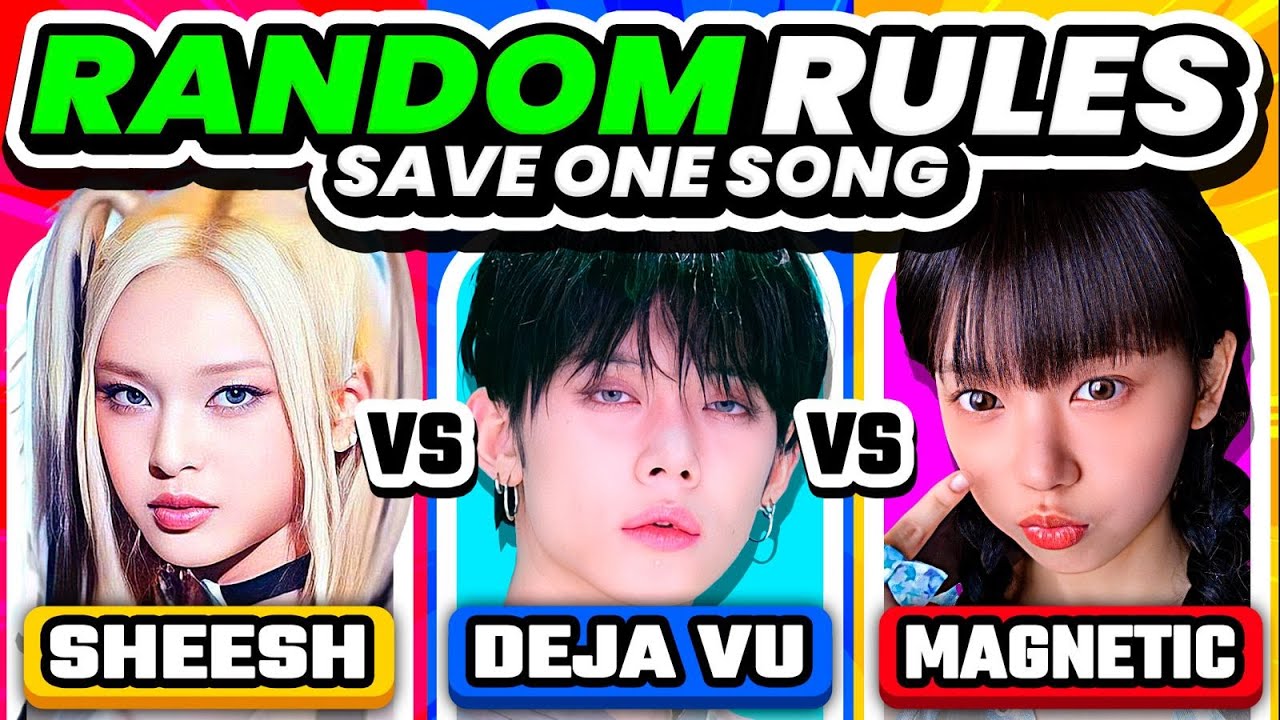 SAVE ONE KPOP SONG RANDOM EDITION SAVE YOUR FAVORITE SONGS   KPOP QUIZ 2024