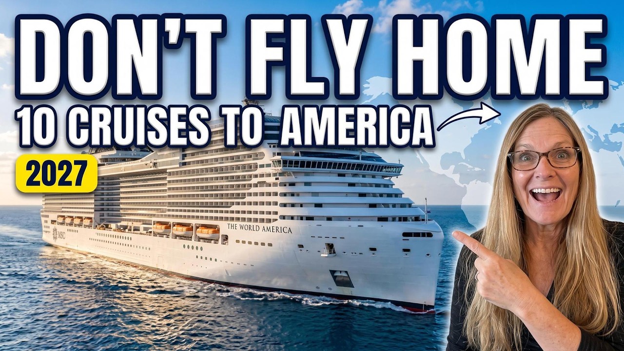 10 Transatlantic Cruises FROM EUROPE to America You Can't Miss in 2027