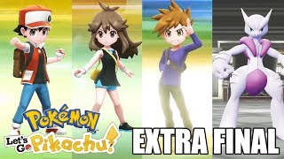 RED, GREEN, BLUE y MEWTWO (Extra Final) - Pokémon Let's Go #12 En Español - Switch