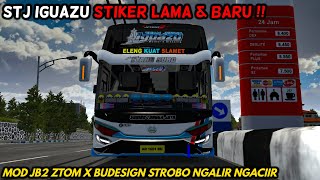 MOD BUSSID TERBARU STJ IGUAZU TERBARU BUSSID V3.7.1 LIVERY MOD JB2 ZTOM X HSD X BUDESIGN TERBARU screenshot 1