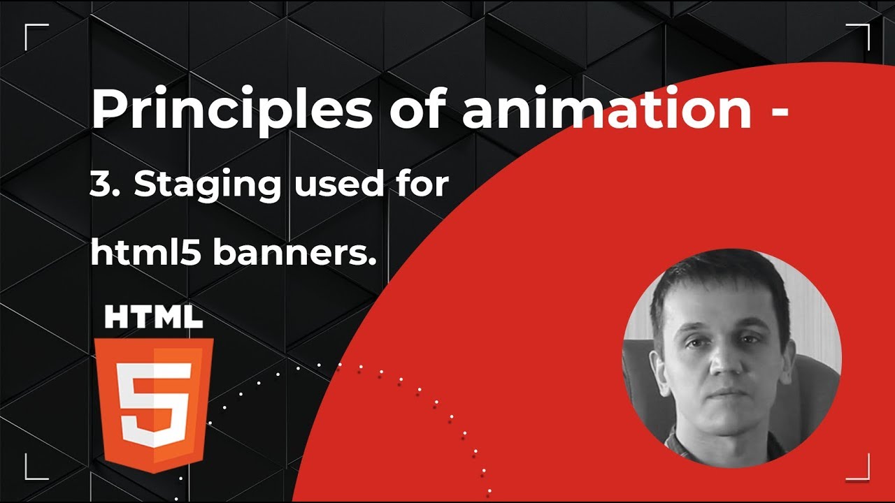 Principles Of Animation 3 Staging Used For Html5 Banners