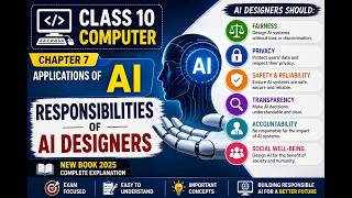 Class 10 Computer Science – Chapter 7: Applications of AI | Topic: Responsibilities of AI Designers