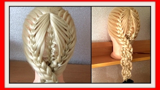 FRENCH LACE BRAID HAIRSTYLE / HairGlamour Styles /  Hairstyles / Hair Tutorial