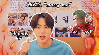 ARMYs vs Jin | Jin hilariously putting delusional fans in their place 😭