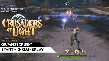 Crusaders of Light - Soft-launch starting gameplay