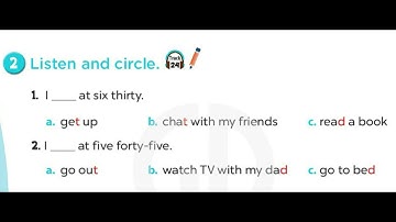 Tiếng Anh lớp 4 Unit 2 lesson 3 trang 20, 21 Global Success