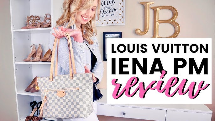 LOUIS VUITTON Damier Ebene Iena PM 216297