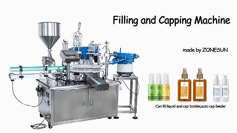 How To Use Automatic Filling And Capping Machine With Cap Feeder