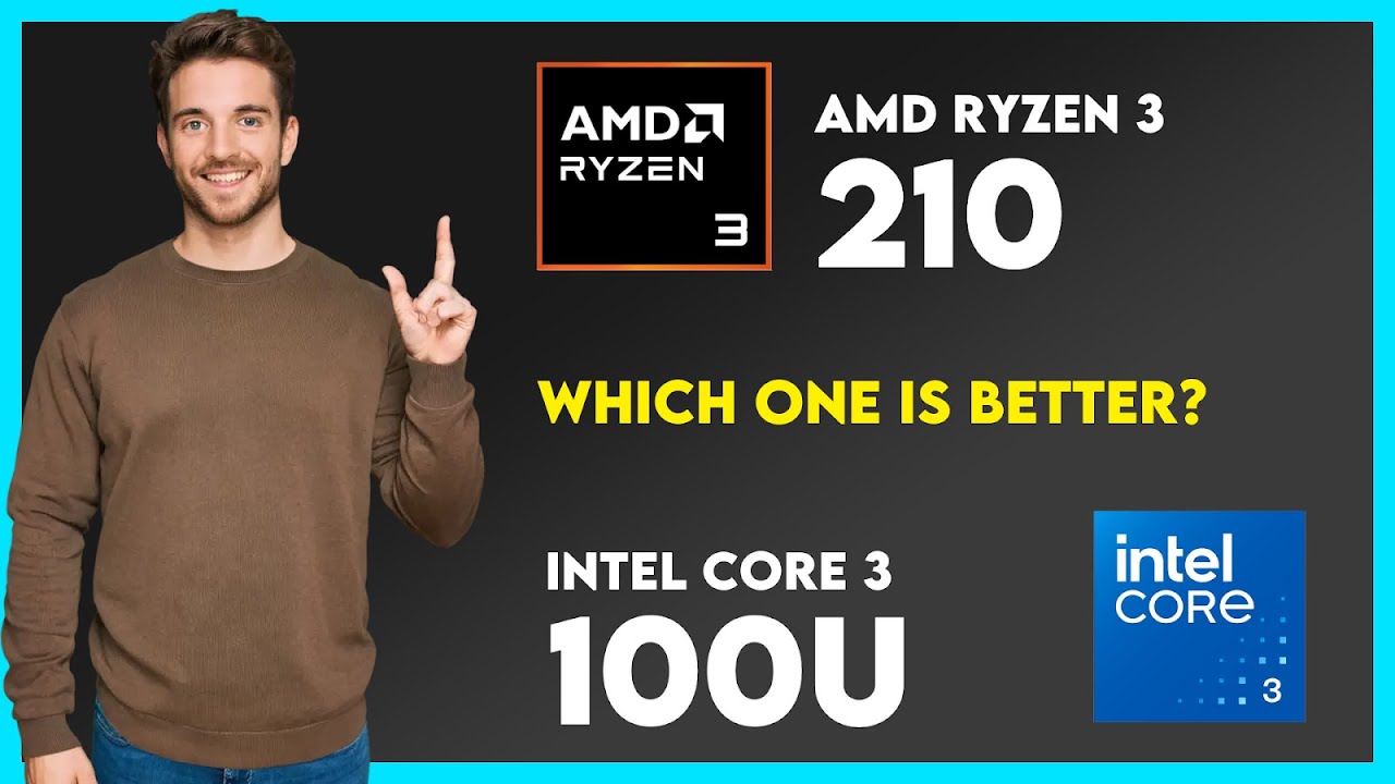 AMD Ryzen 3 210 vs Intel Core 3 100U Comparison - YouTube