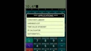 PG Calculator for Android - Using Constants in expressions screenshot 4