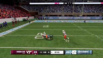 College Football 25 HEAD 2 HEAD North Carolina Tarheels 🆚 Virginia Tech Hokies thumbnail