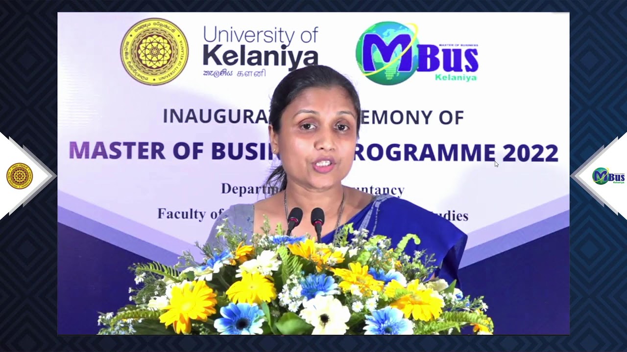 Inauguration Ceremony of Master of Business Programme 2022