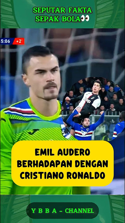 EMIL AUDERO MELAWAN RONALDO🔥 #emilaudero #sampdoria #cristianoronaldo #juventus #seriea