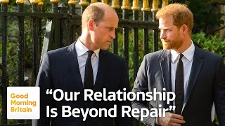 'There's No Going Back' Would Diana Have Prevented A Rift Between The Princes| Good Morning Britain