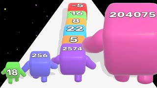 LEVEL UP 'Number Run 3D' - Number Game Run Race Stack Master Max Level screenshot 4