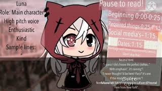 Audition for Luna