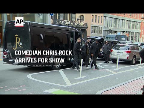 Comedian Chris Rock arrives for show after Oscars slap