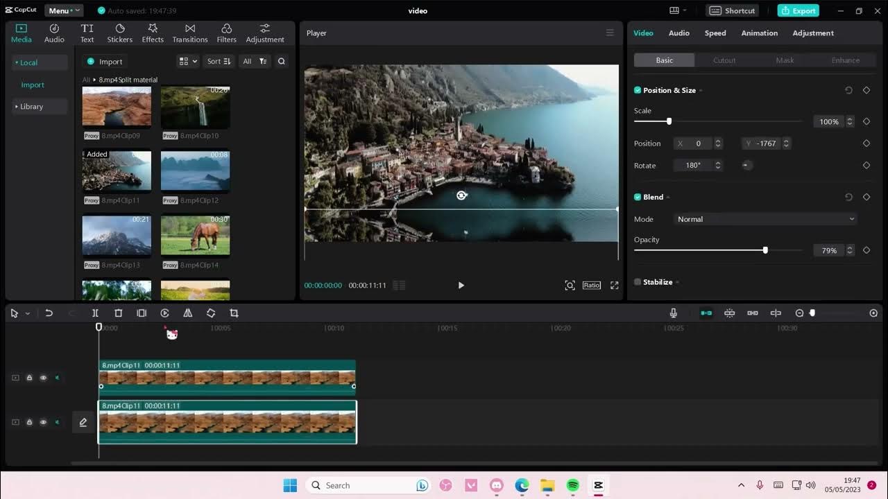 Simple Reflection Video Edit Tutorial How You Can Mirror Videos Easily