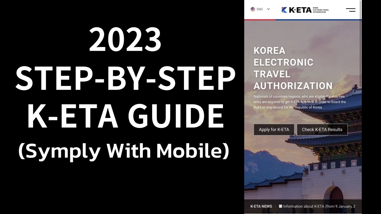 How to apply for your KETA and Korea entry requirements YouTube