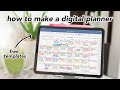 how i make and use my digital planner on my ipad