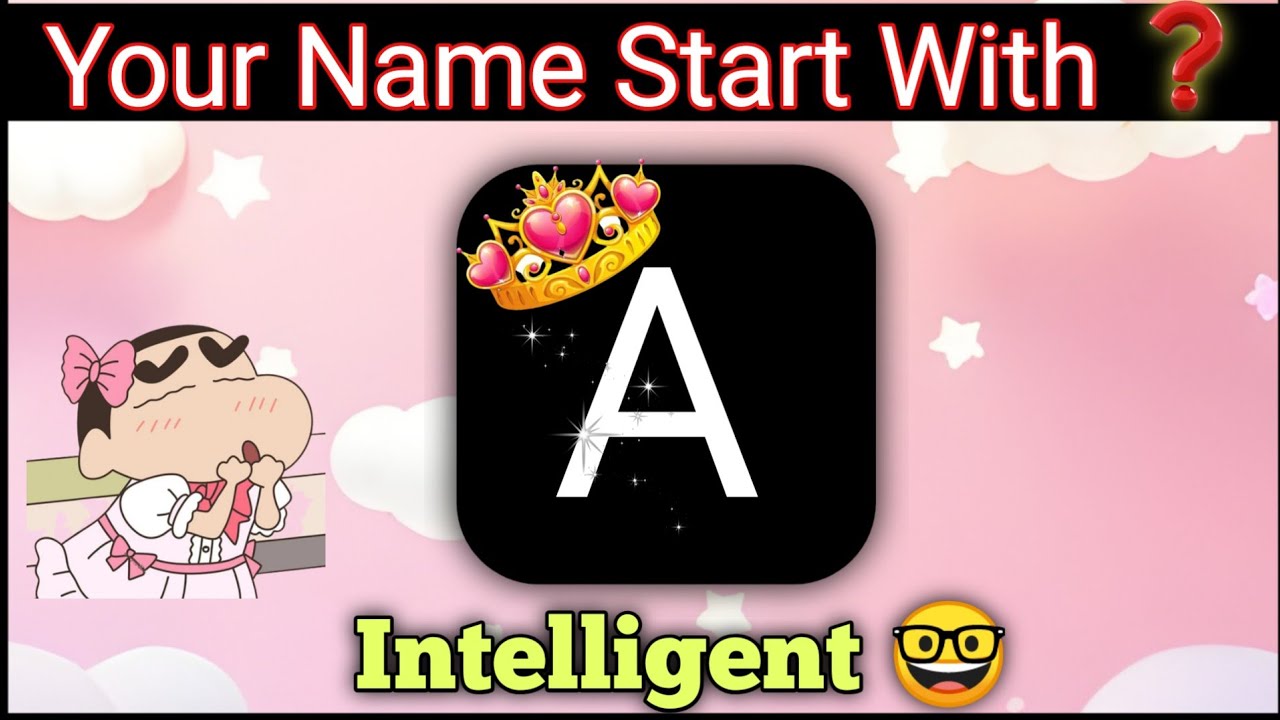What the 1st letter of your name 🤔 says about you ? - YouTube