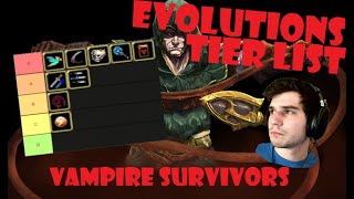 Weapon Evolution tier list - Guide - Vampire Survivors