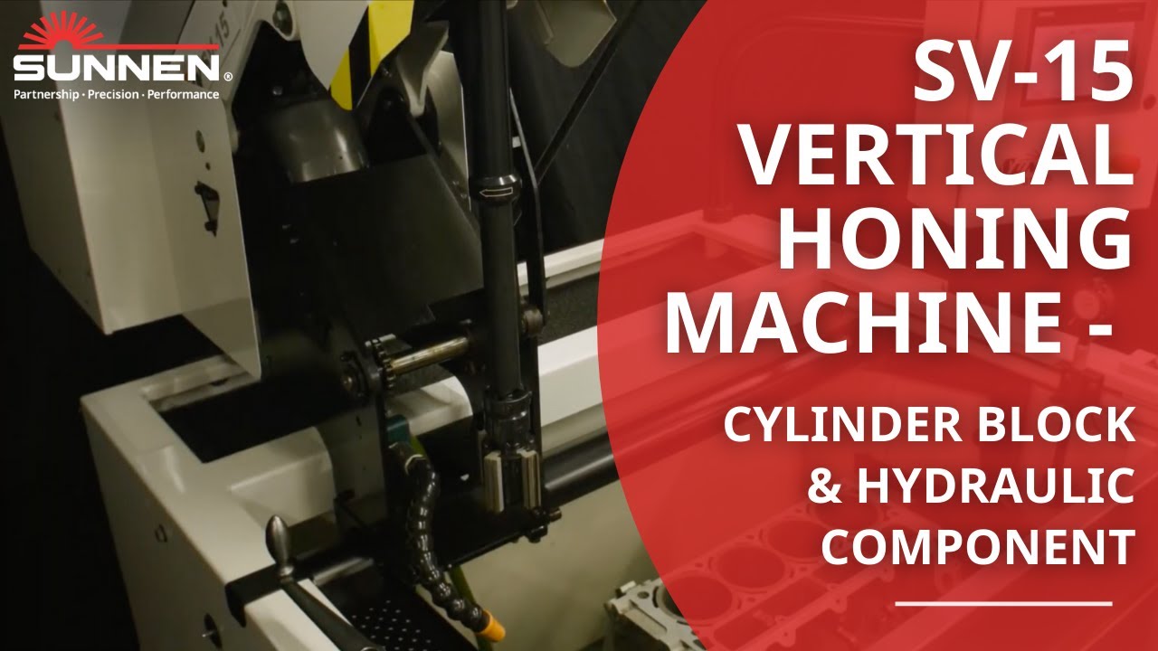 SV15 Vertical Honing Machine Cylinder Block & Hydraulic Component