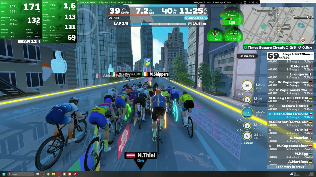 Stage 1: NYC Showdown: Times Square Circuit...At least the sprint at the end...ZRS 210-329