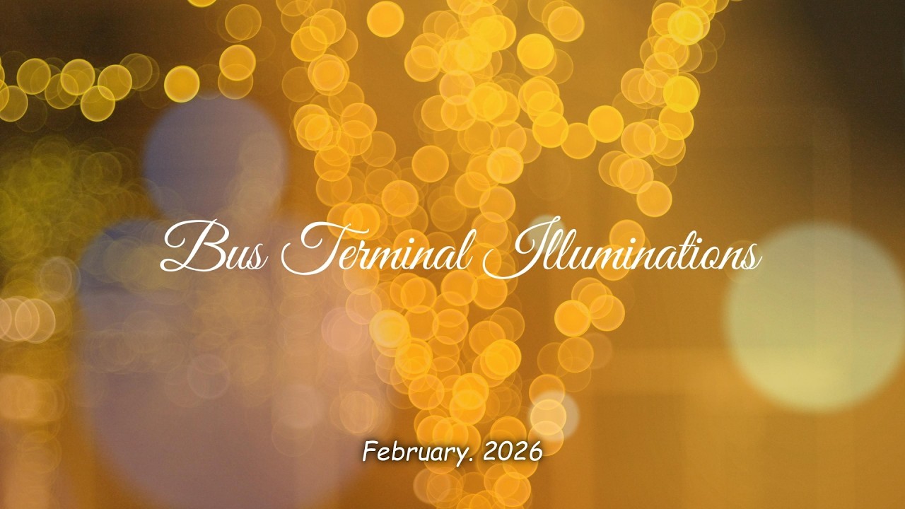 2026「 Bus Terminal Illuminations 」 ｜イルミネーション｜庄交バスターミナル｜酒田市｜山形県