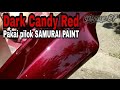 Warna Dark candy red pakai pilok samurai paint