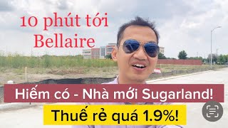 Nhà mới ở Sugarland,  thuế rẻ, cách bellaire 10 phút