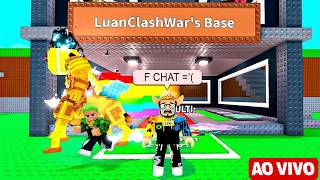 ROUBEI O HEADLESS GOLD DO LUAN CLASH WAR - ROUBE UM BRAIN...