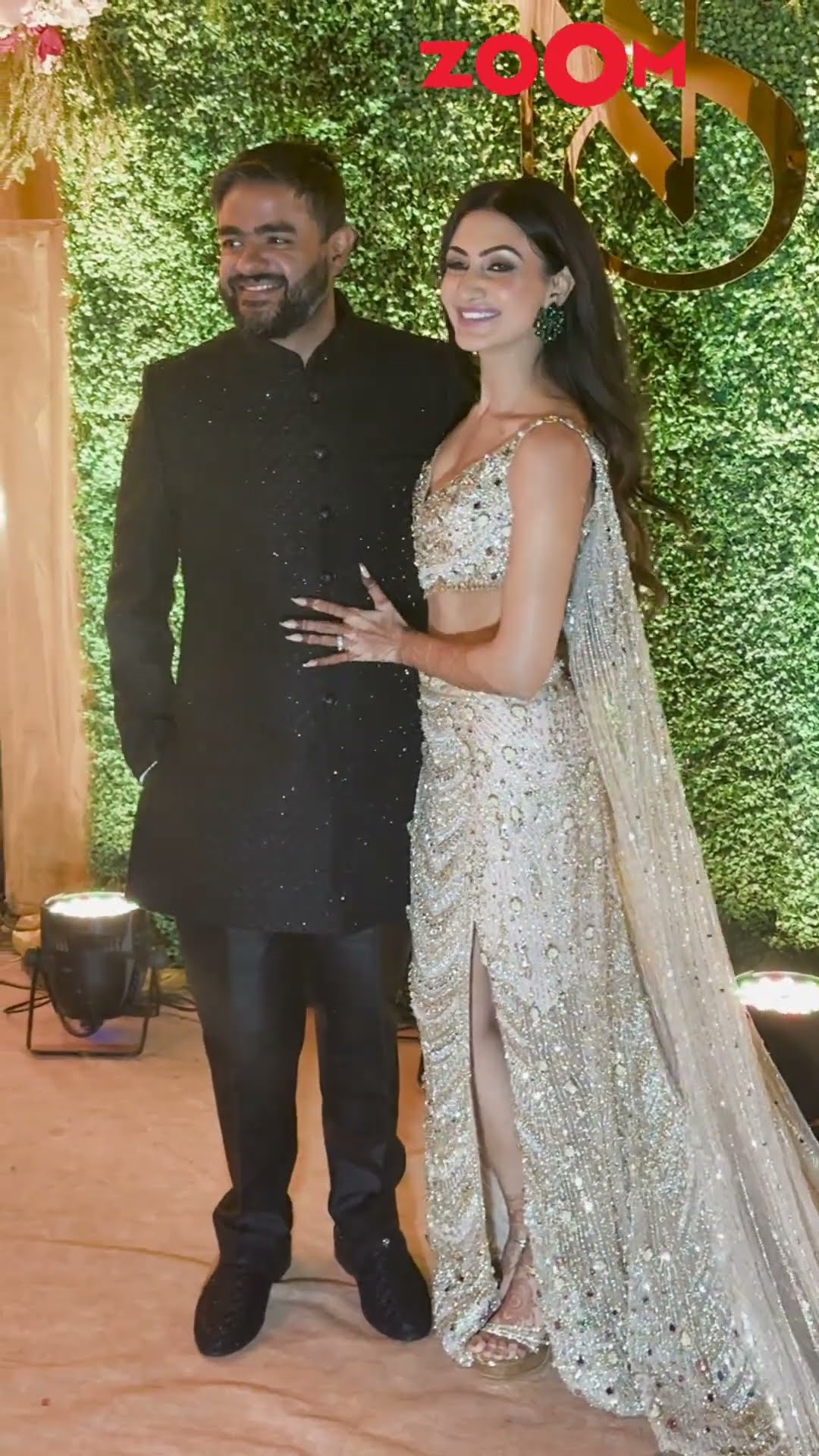 Priyanka Chopra's brother Siddharth POSES with to be wife Neelam at their Sangeet ceremony ? #shorts